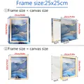Cadre bois 20x30cm à 80x120cm pour peinture diamant – Couleur 25x25cm
