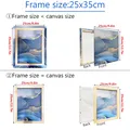 Cadre bois 20x30cm à 80x120cm pour peinture diamant – Couleur 25x35cm