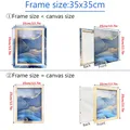 Cadre bois 20x30cm à 80x120cm pour peinture diamant – Couleur 35x35cm