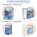 Cadre bois 20x30cm à 80x120cm pour peinture diamant – Couleur 35x55cm