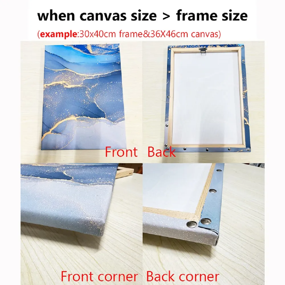 Cadre bois 20x30cm à 80x120cm pour peinture diamant