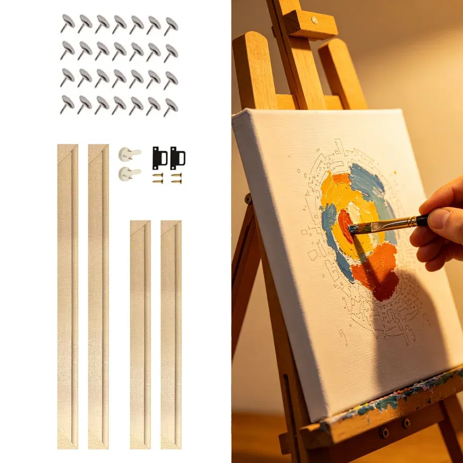 Cadre bois 20x30cm à 80x120cm pour peinture diamant