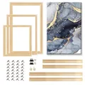Cadre bois 25x35cm à 60x90cm pour toile peinture – 1