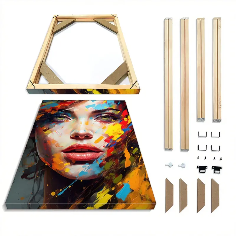 Cadre bois massif pour peinture diamant 1 set