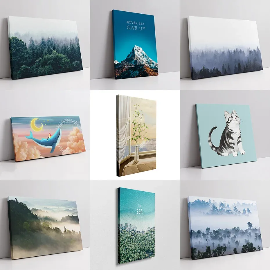 Cadre bois naturel pour peinture diamant 20x30 à 40x60 cm
