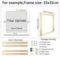 Cadre bois pour peinture diamant 20 à 160 cm – 2