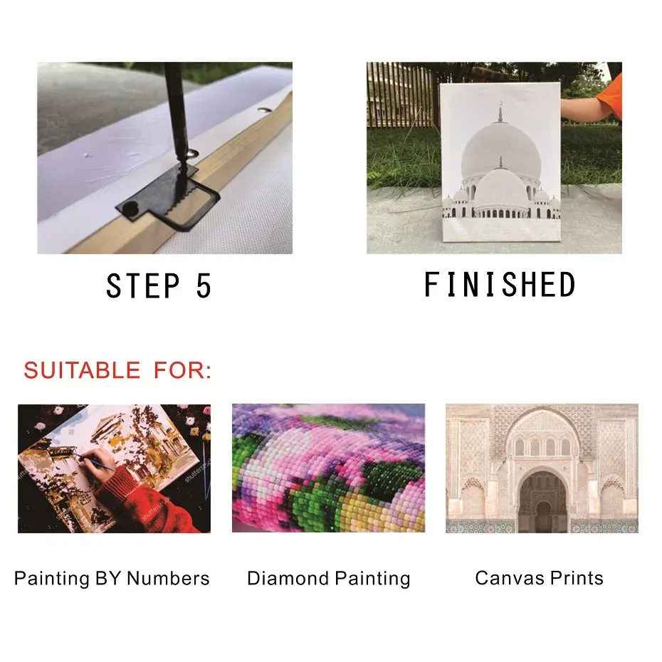Cadre bois pour peinture diamant 20 à 55 cm