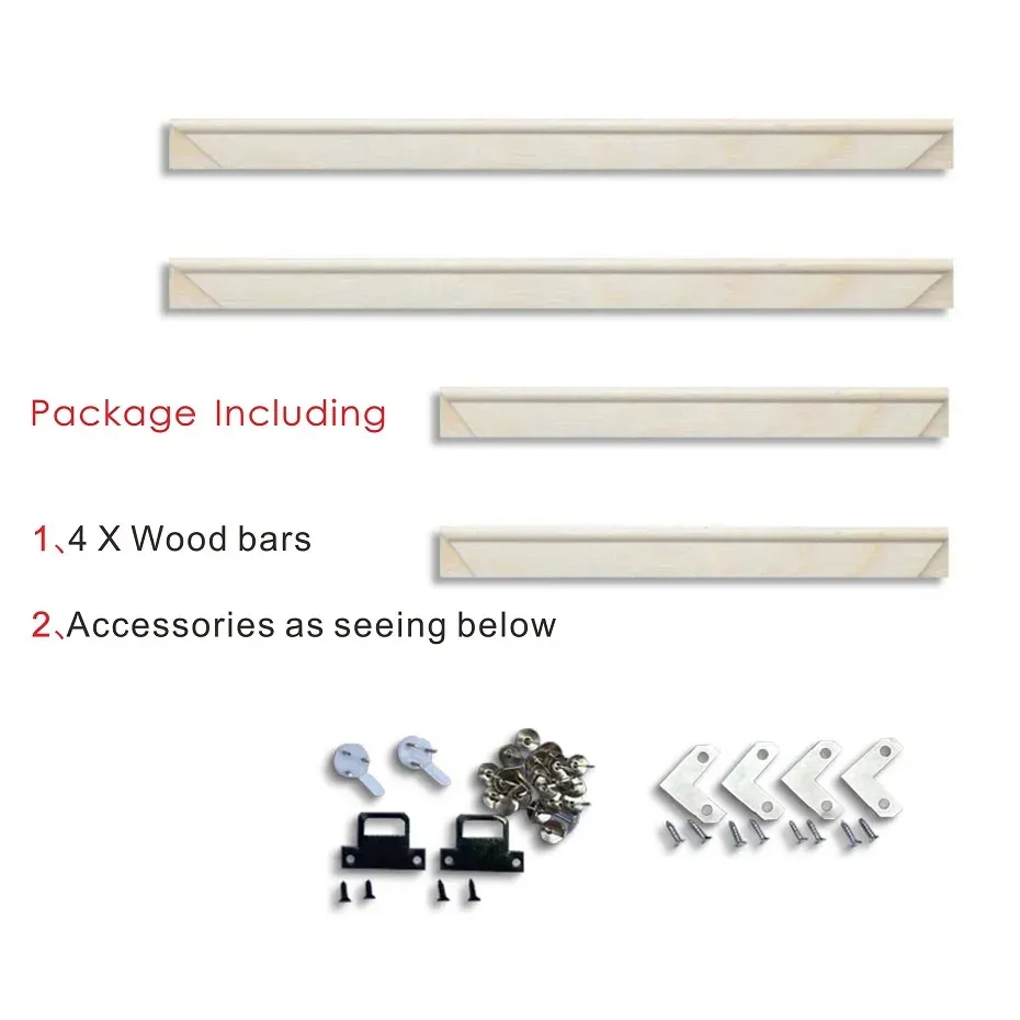 Cadre bois pour peinture diamant 20 à 55 cm