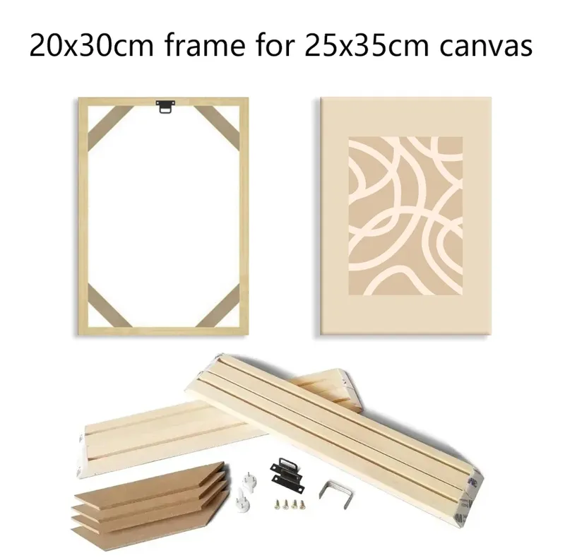 Cadre bois pour peinture diamant 20x30cm