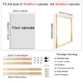Cadre bois pour peinture diamant 25 à 65 cm – Couleur 30x40cm frame