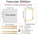 Cadre bois pour peinture diamant 25 à 65 cm – Couleur 50x50cm frame
