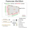 Cadre bois pour peinture diamant 25 à 65 cm – Couleur 60x120cm frame