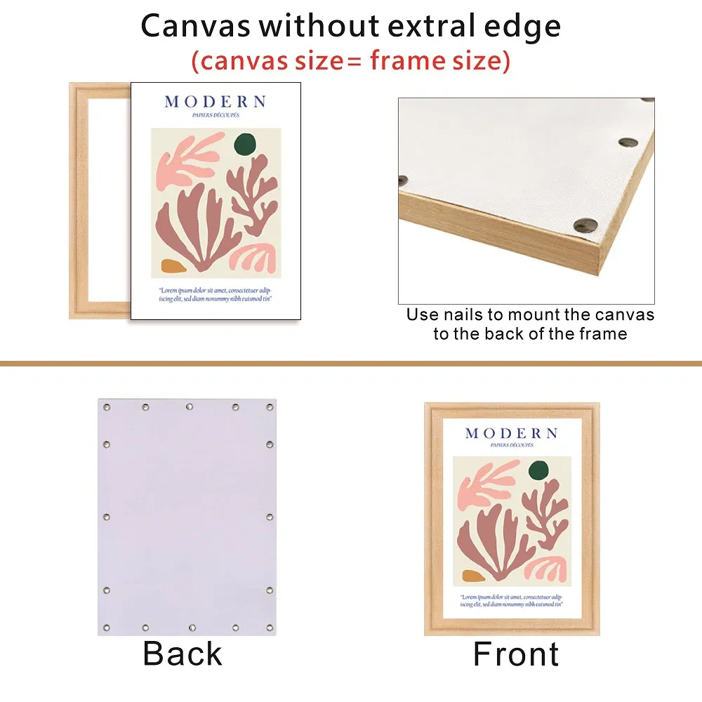 Cadre bois pour peinture diamant 25 à 65 cm