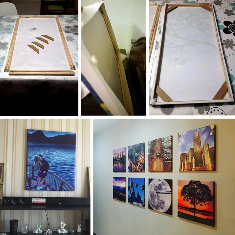 Cadre bois pour toile peinture plusieurs largeurs
