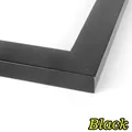Cadre extérieur personnalisé style européen plusieurs tailles – Couleur Black