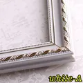Cadre extérieur personnalisé style européen plusieurs tailles – Couleur white-A