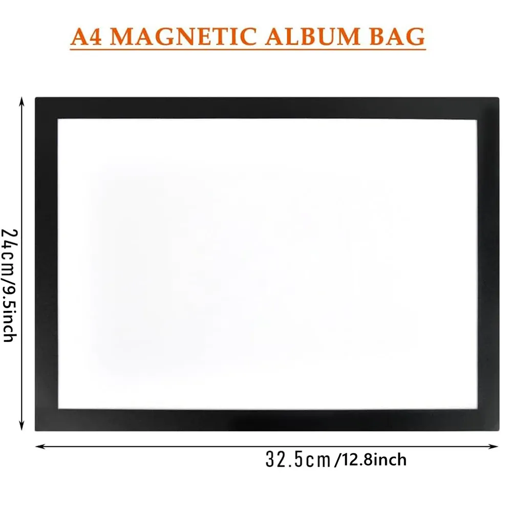 Cadre magnétique 24x32,5 cm pour peinture diamant noir