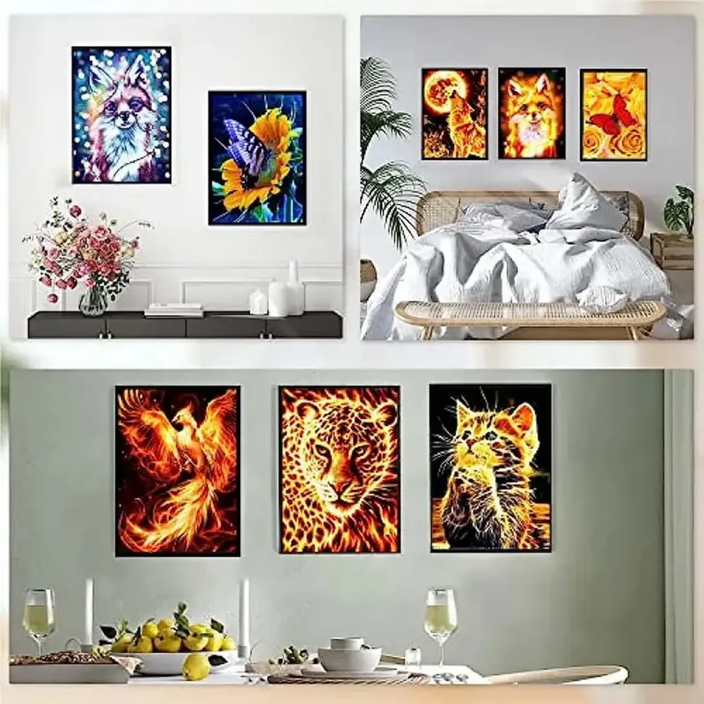 Cadre magnétique pour peinture diamant 28 à 38 cm