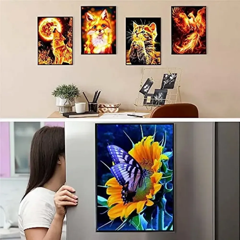 Cadre magnétique pour peinture diamant 28 à 38 cm