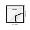 Cadre magnétique pour peinture diamant 30x30 cm – Couleur black