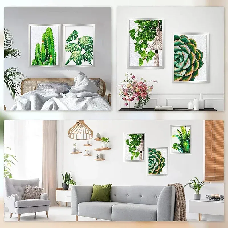 Cadre magnétique pour peinture diamant 30x40 cm