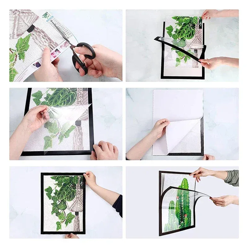 Cadre magnétique pour peinture diamant 30x40 cm