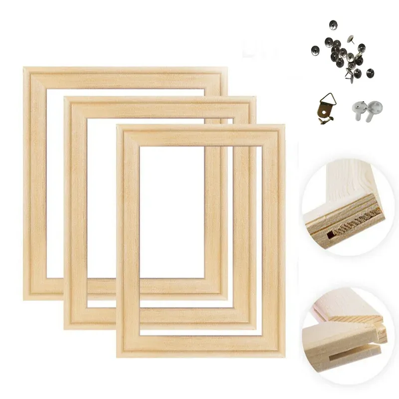 Cadres bois pour peinture diamant 15 à 40 cm