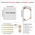 Cadres bois pour peinture diamant 20 à 70 cm – Couleur 20x20cm