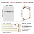 Cadres bois pour peinture diamant 20 à 70 cm – Couleur 30x40cm