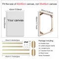 Cadres bois pour peinture diamant 20 à 70 cm – Couleur 35x45cm