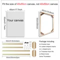 Cadres bois pour peinture diamant 20 à 70 cm – Couleur 40x50cm