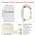 Cadres bois pour peinture diamant 20 à 70 cm – Couleur 40x60cm