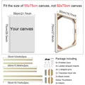 Cadres bois pour peinture diamant 20 à 70 cm – Couleur 50x70cm