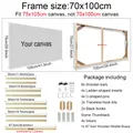 Cadres bois pour peinture diamant 20 à 70 cm – Couleur 70x100cm