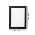 Cadres photo magnétiques pour peinture diamant – Couleur Rouge (A4)