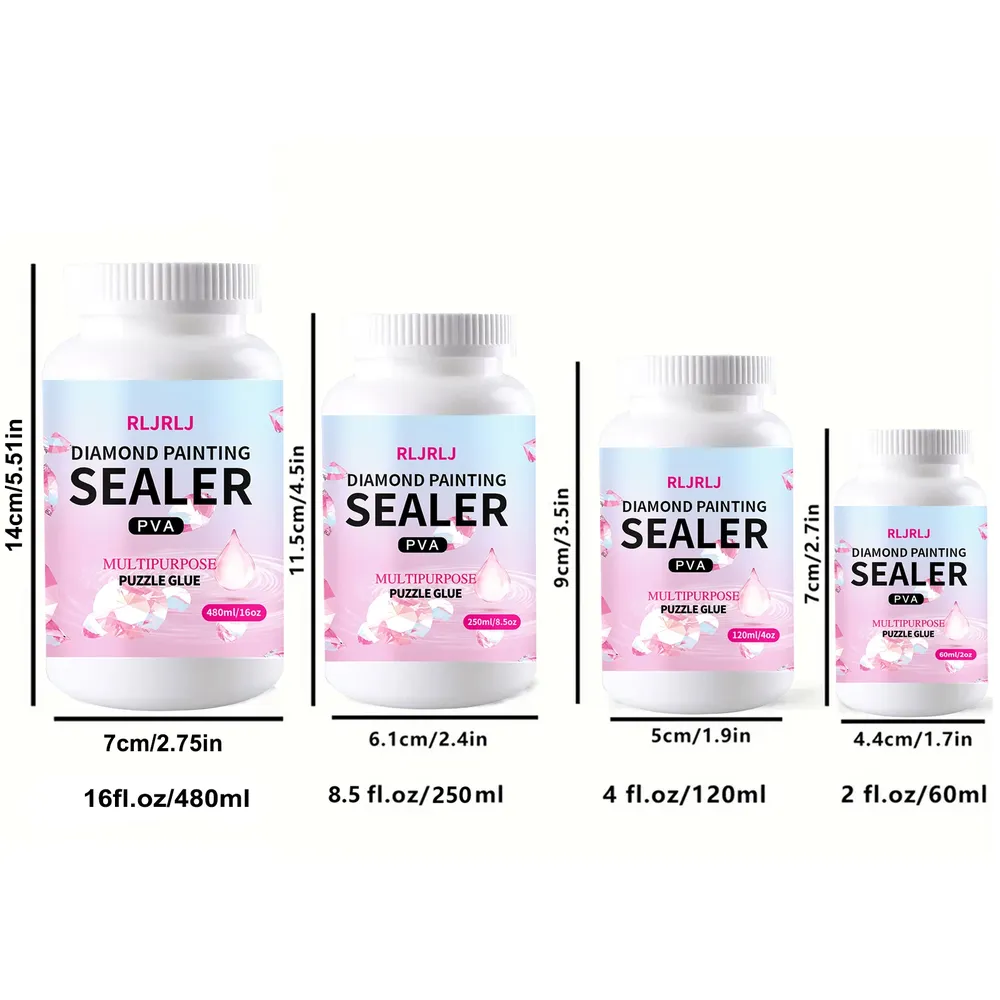 Colle brillante pour peinture diamant 60 à 480 ml