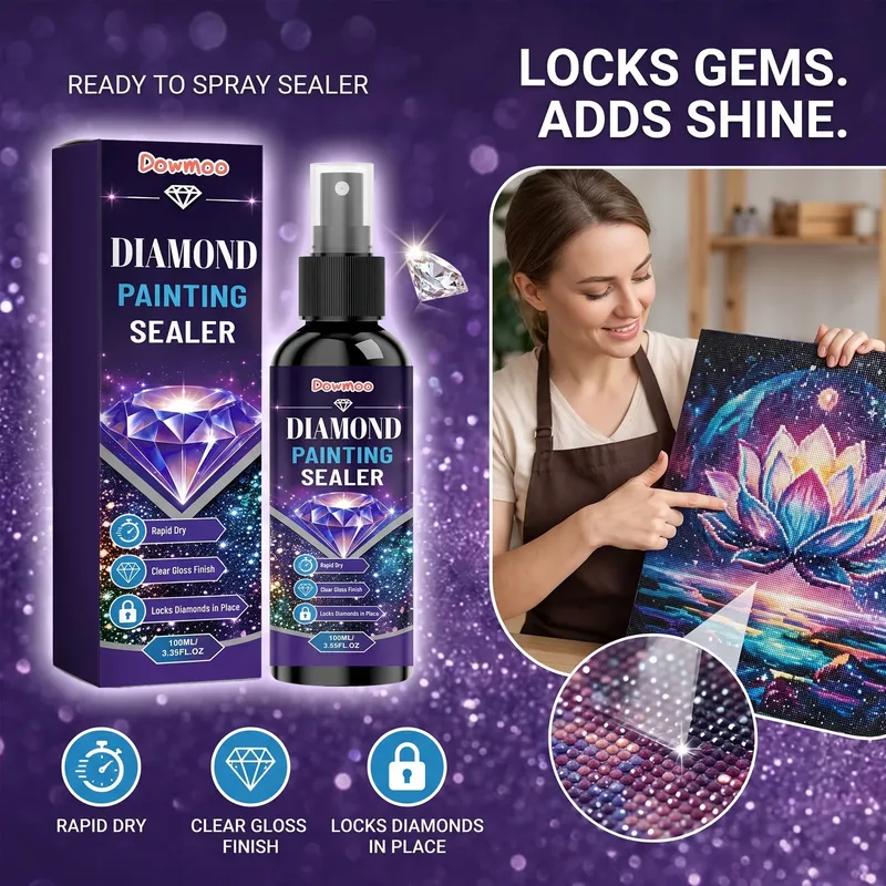 Colle fixation peinture diamant 100 ml séchage rapide