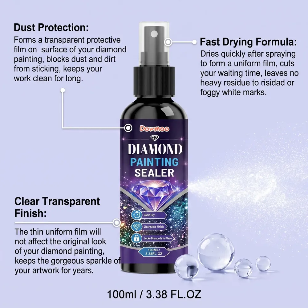 Colle fixation peinture diamant 100 ml séchage rapide