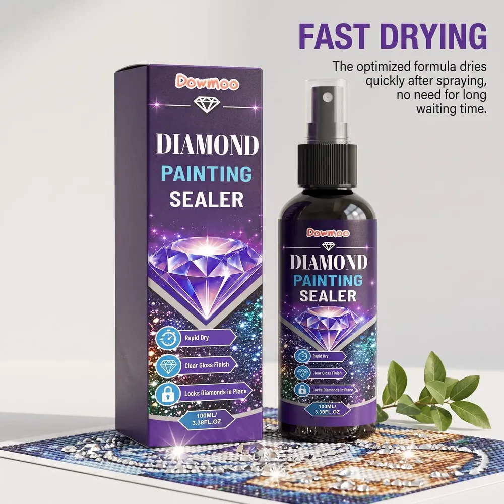 Colle fixation peinture diamant 100 ml séchage rapide