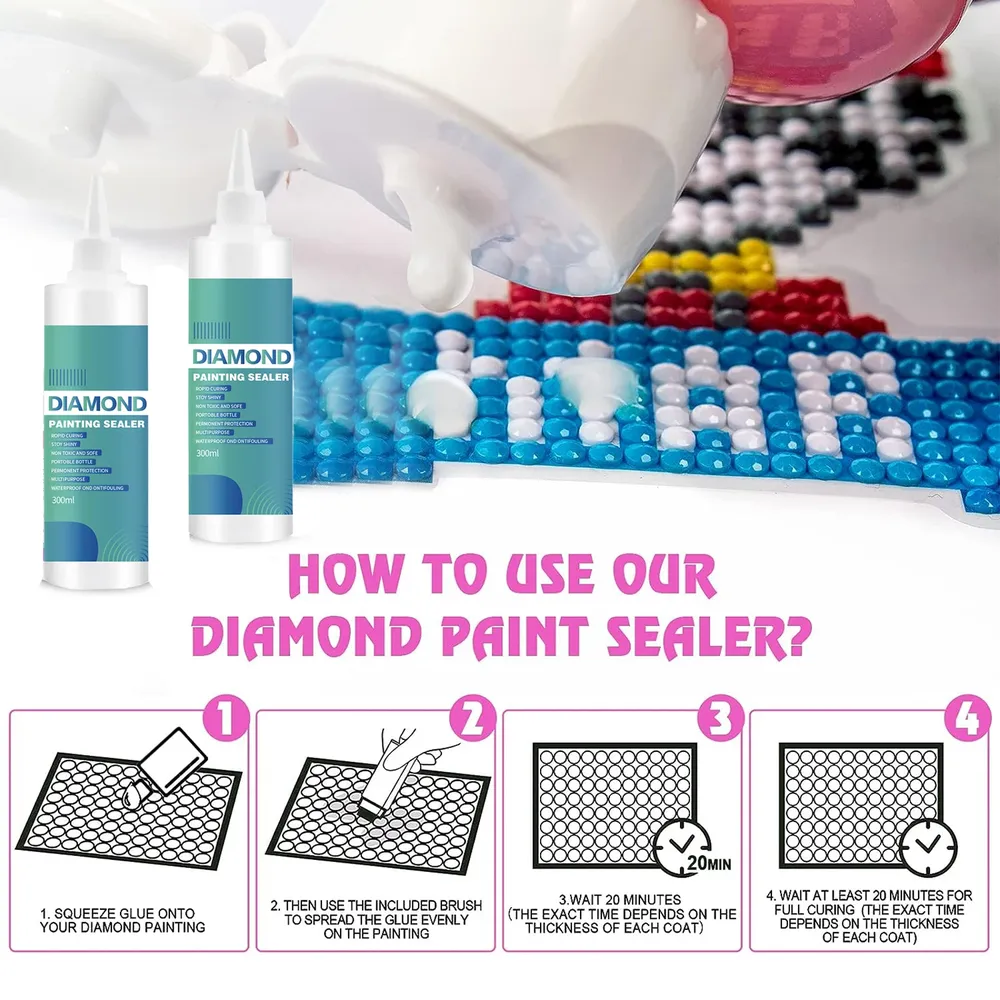 Colle peinture diamant et loisirs créatifs 50 à 300 ml