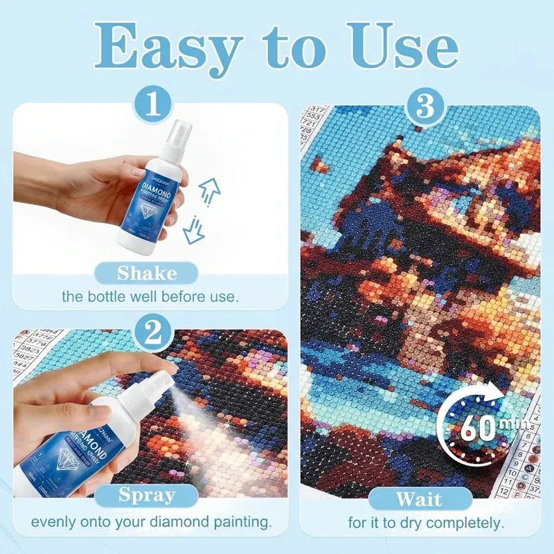 Colle scellement peinture diamant 60 à 360 ml brillante