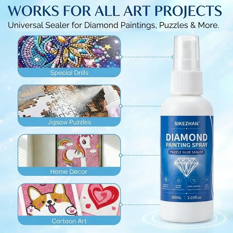 Colle scellement peinture diamant 60 à 360 ml brillante