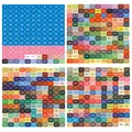 Conteneur peinture diamant 24 à 60 bouteilles avec étiquettes – Couleur Square Color Sticker