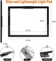 Coussin lumineux LED A4 sans fil 6 niveaux luminosité – 2