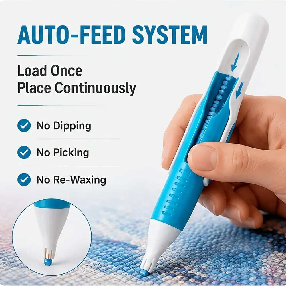 Distributeur automatique de perles pour peinture diamant
