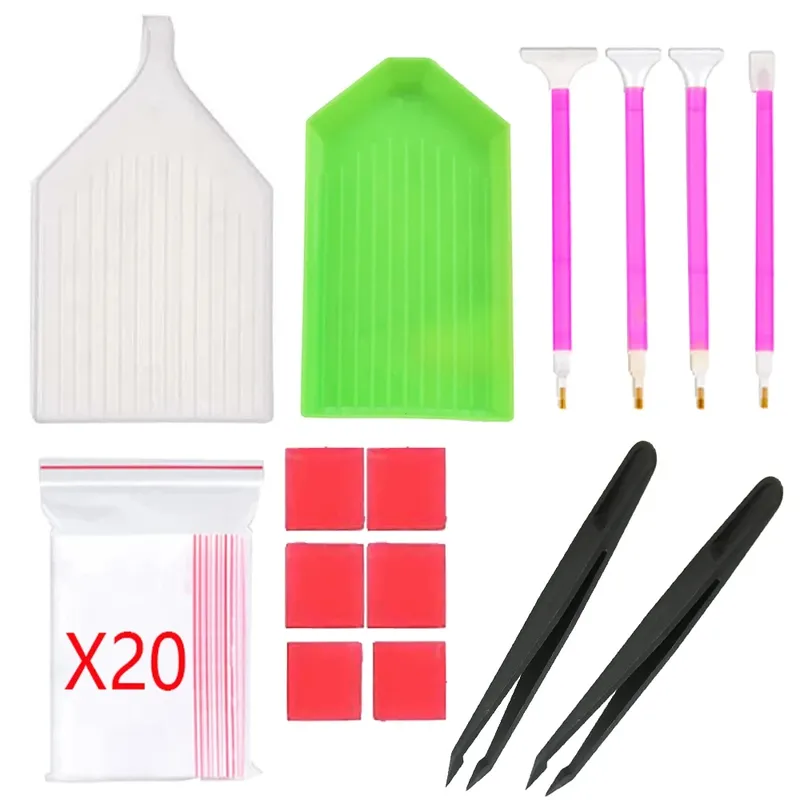 Ensemble outils peinture diamant 36 pièces