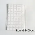 Étiquettes rondes autocollantes 15 mm pour peinture diamant – Couleur Round 2400pcs