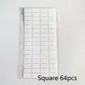 Étiquettes rondes autocollantes 15 mm pour peinture diamant – Couleur Square 64pcs