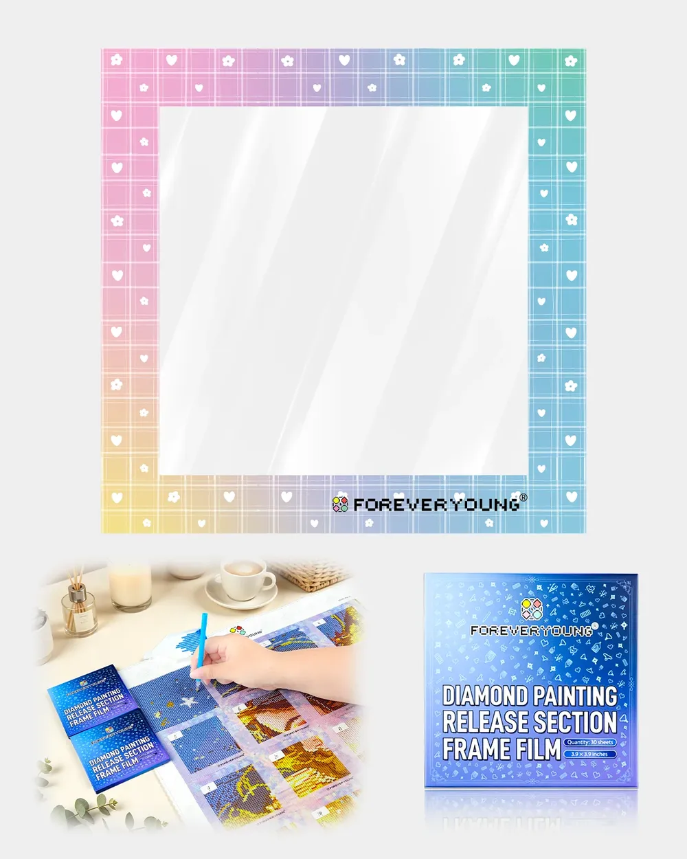 Film de protection pour peinture diamant 16 motifs