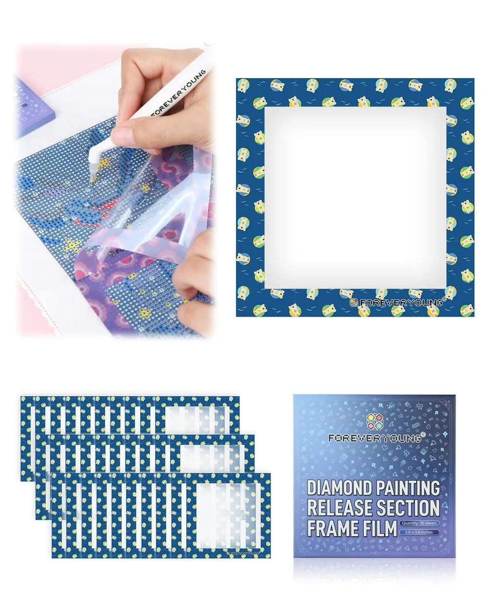Film de protection pour peinture diamant 16 motifs